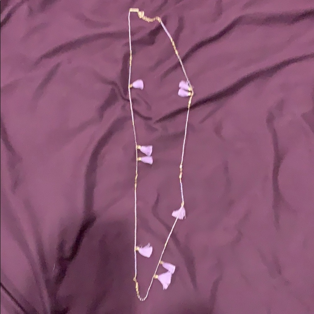 Kendra Scott Lilac Tassel Necklace
